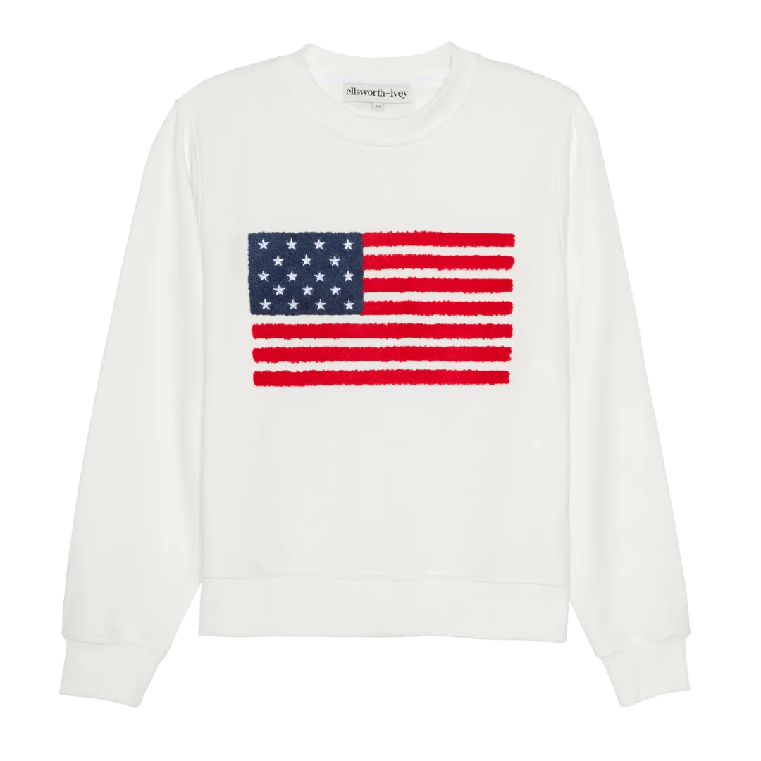 American Flag Sweatshirt