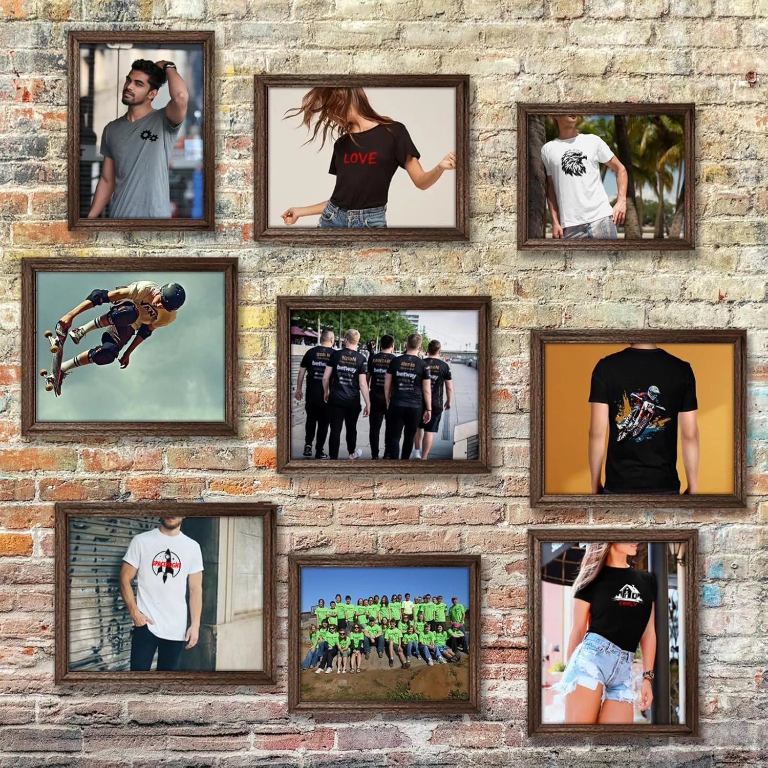 Custom T Shirts Add Your Logo,Text,Photo,Custom Shirts Unisex Print Personalized T Shirt Gifts