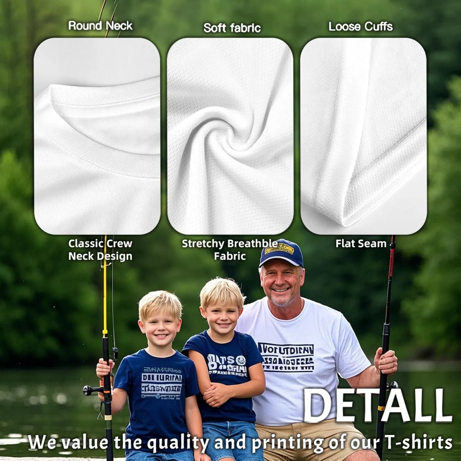 Custom T Shirts Add Your Logo,Text,Photo,Custom Shirts Unisex Print Personalized T Shirt Gifts