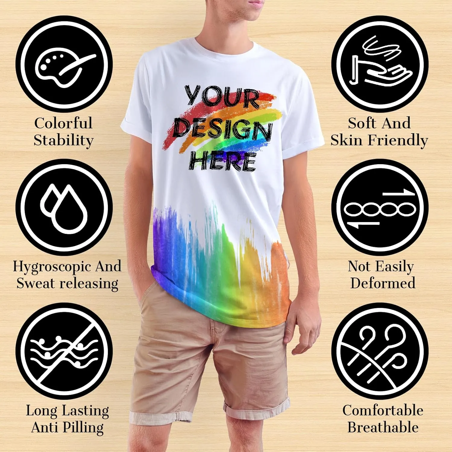 Custom T Shirts with YourText Logo Photo Personalized T Shirts Custom Shirt Design Your Own Custom Tee Shirt