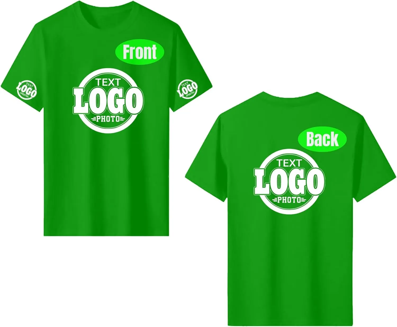 Custom T Shirts with YourText Logo Photo Personalized T Shirts Custom Shirt Design Your Own Custom Tee Shirt