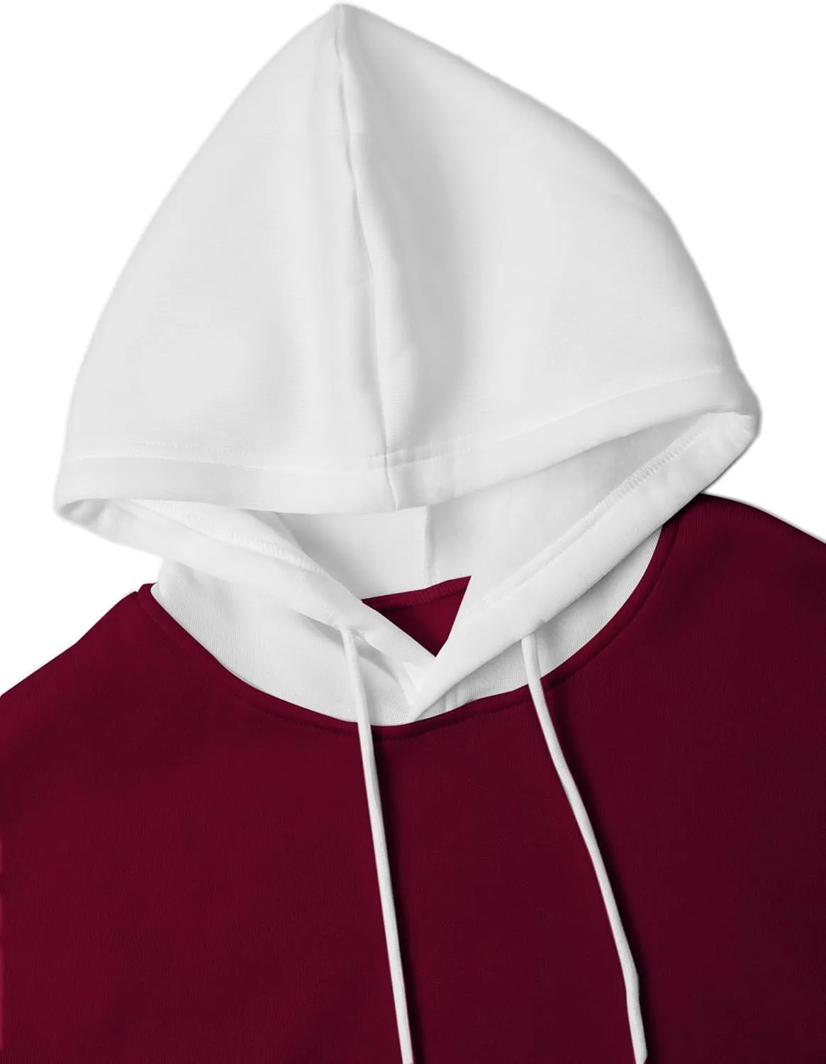 Hilinker Women's Cute Color Block Hoodie Casual Long sleeve Pullover Sweatshirt