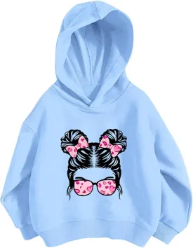 Hoodie For Girls Trendy 2024 Cute Graphic Long Sleeve Pullovers Unisex Hooded Sweatshirt Preppy Clothes 3-8 Years