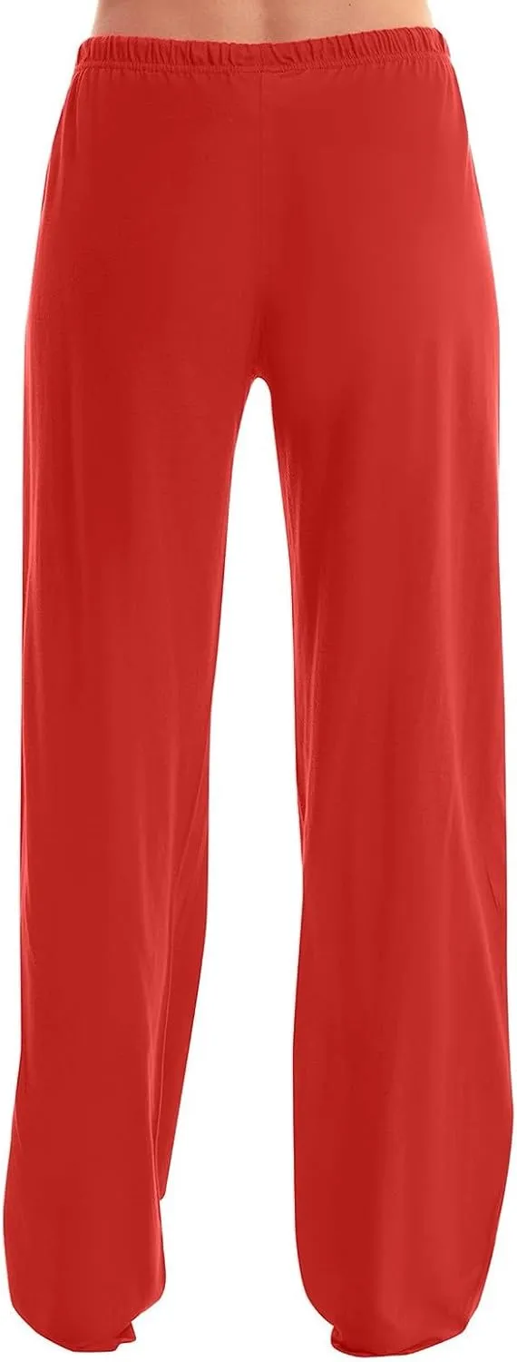 Ladies Drawstring Solid Color Casual Dressy Loose Fit Fashion Pants