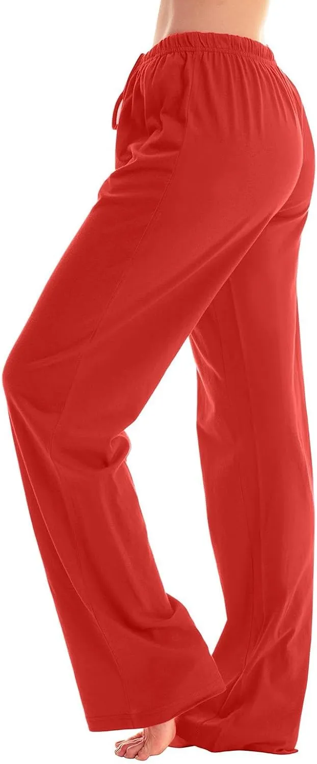 Ladies Drawstring Solid Color Casual Dressy Loose Fit Fashion Pants