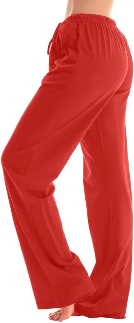 Ladies Drawstring Solid Color Casual Dressy Loose Fit Fashion Pants