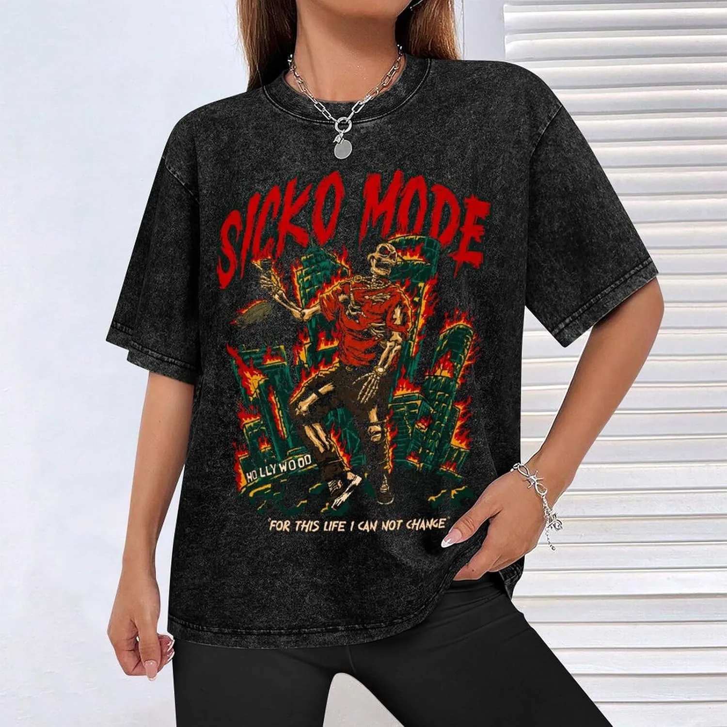 Mans Crewneck Short Sleeve Funny Shirt