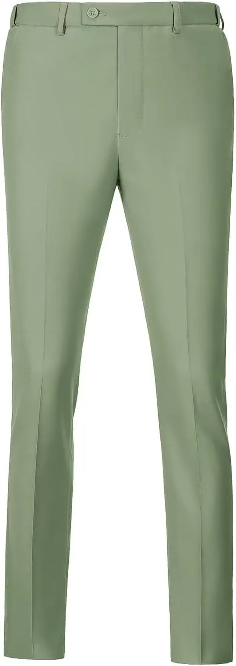 Men's Slim Fit Dress Pants Stretch Casual Pants Mens Work Slacks