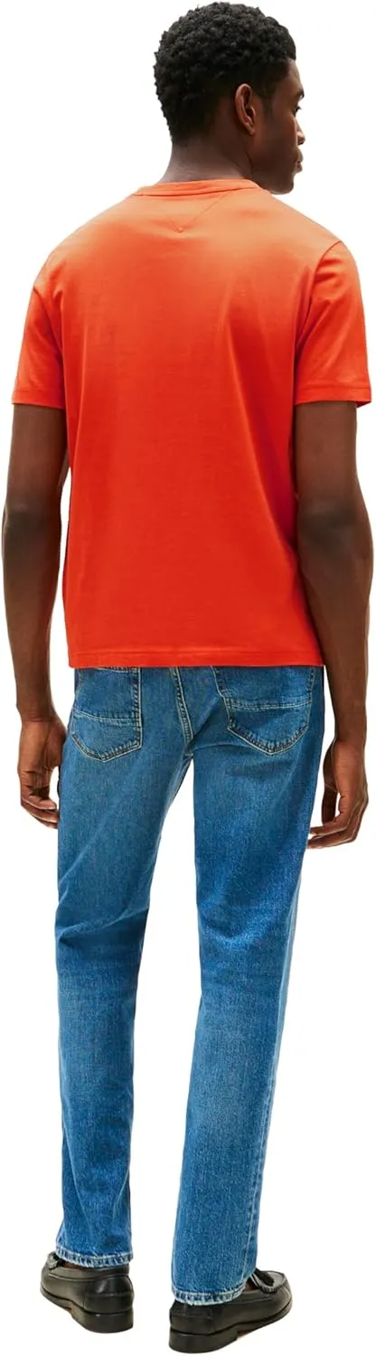 Tommy Hilfiger Men's Short Sleeve Cotton Graphic T-Shirts with Printed Logo