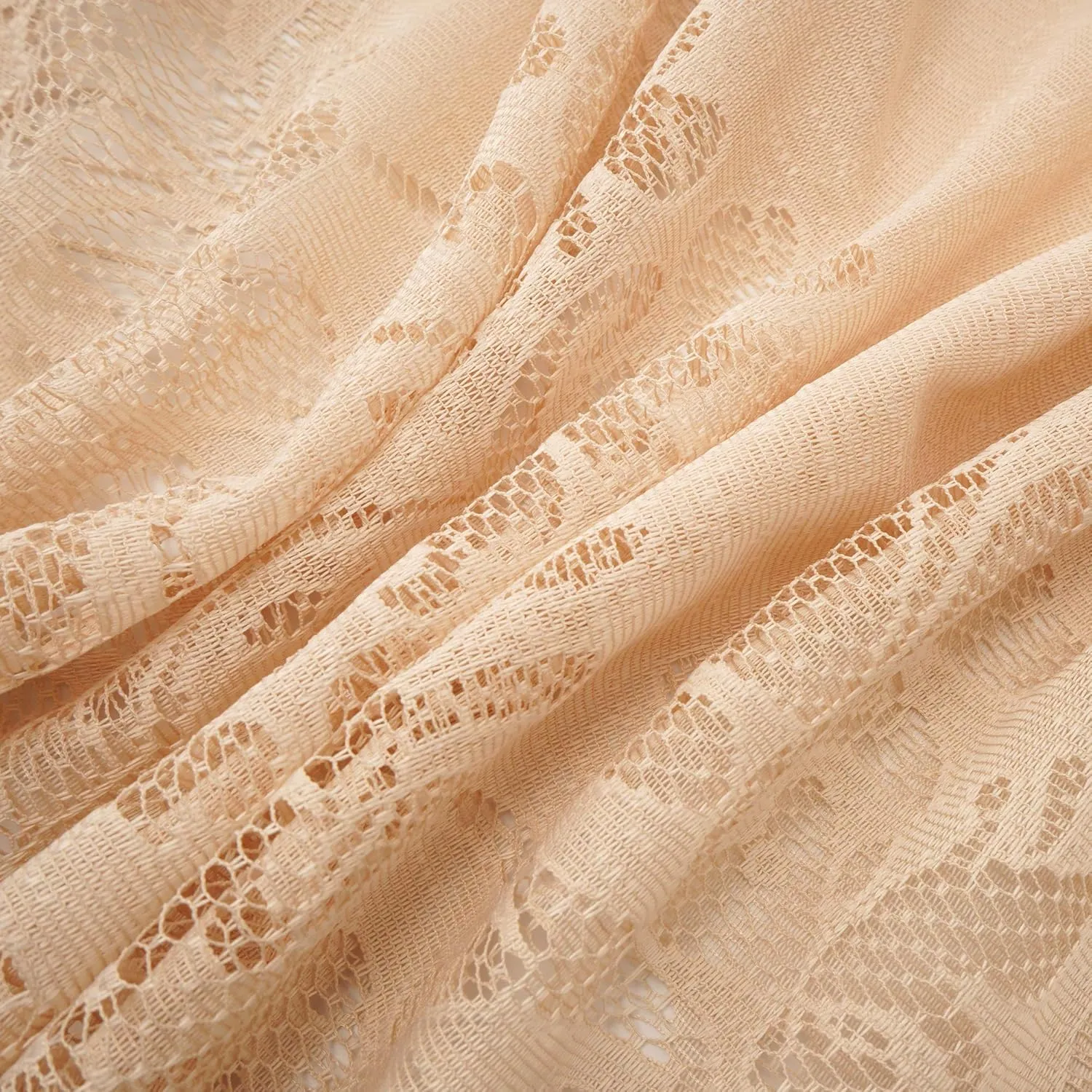 YOUR SMILE Ladies/Women's Lightweight Solid Color Fringe Lace Tassels Long Shawl Scarf For Spring Summer Fall